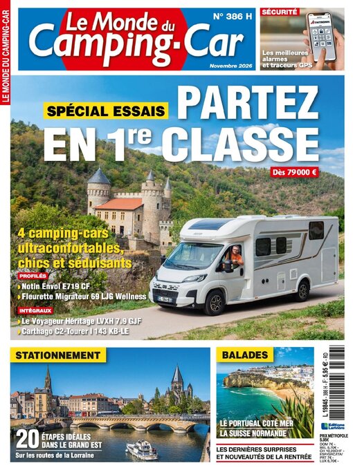 Cover image for Le monde du camping-car